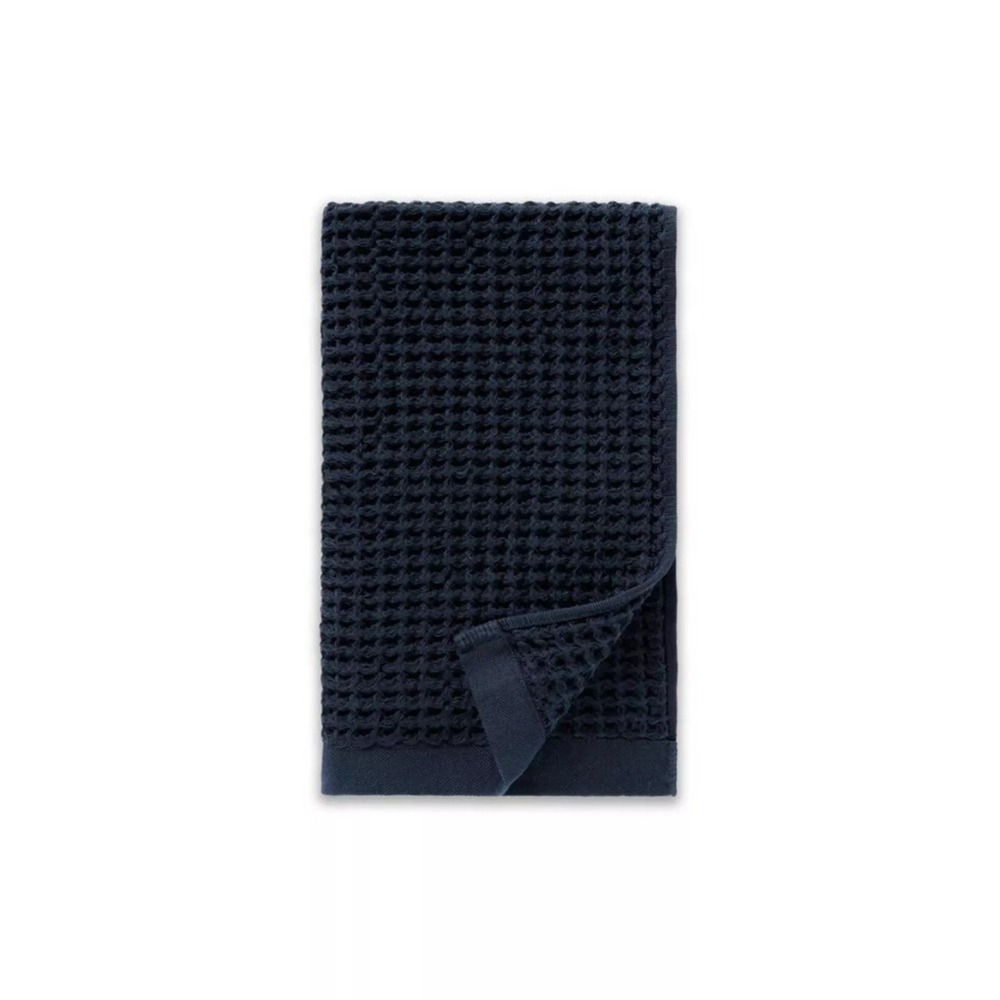 Onsen Supima Waffle Navy‎ Bath Hand Towel - NEW